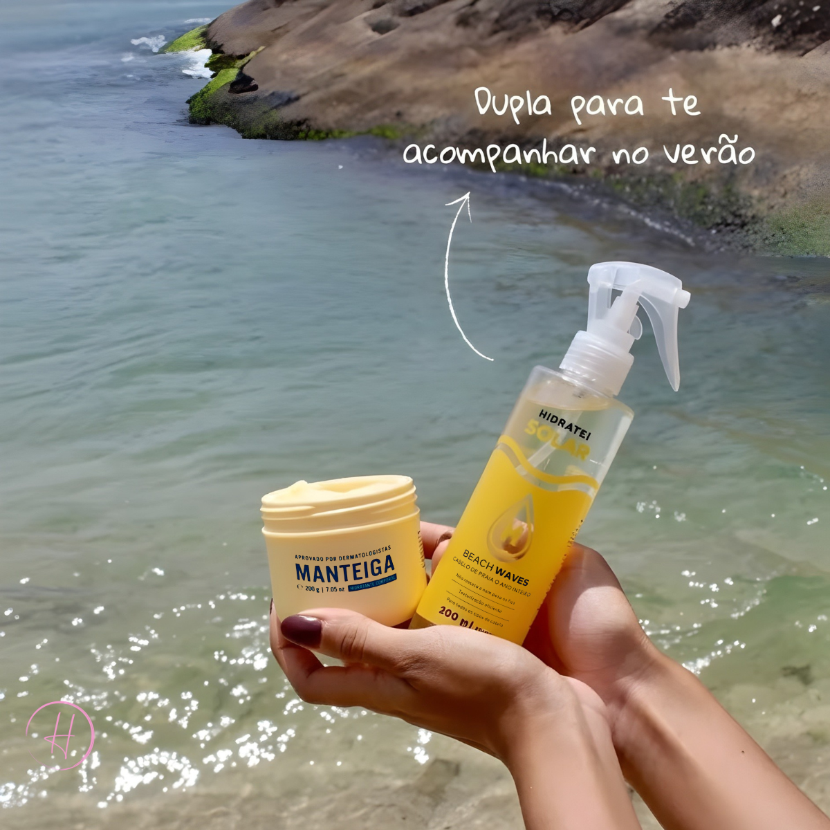 Kit Praia e Frescor Calor - Manteiga Protetor Solar + Spray