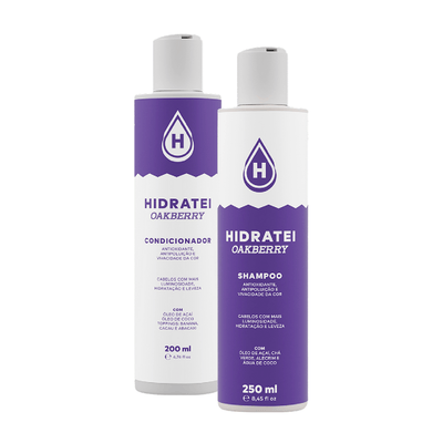 Shampoo e Condicionador Oakberry - Nutrição Açaí e Vitamina E