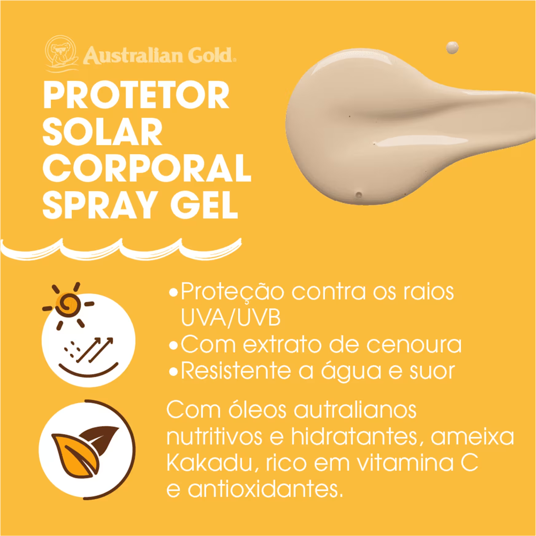 Australian Gold FPS 15 - Protetor Solar em Spray 125g
