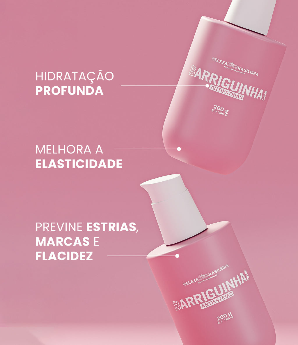 Kit Barriguinha Antiestrias + Iogurte Corporal