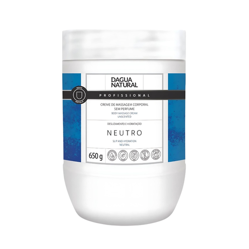 3un Creme Massagem Corporal Neutro 650g Dagua Natural
