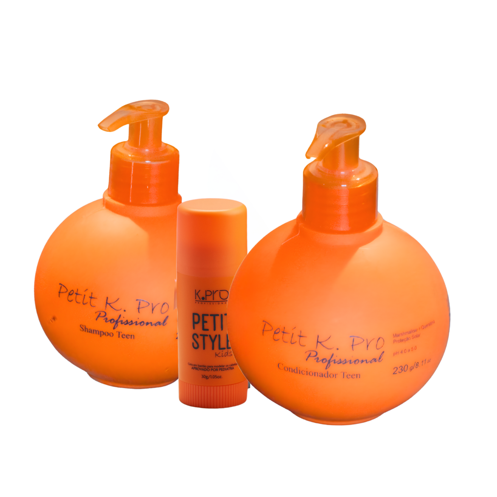 Kit Kids Shampoo e Condicionador + Cera Antifrizz Petit