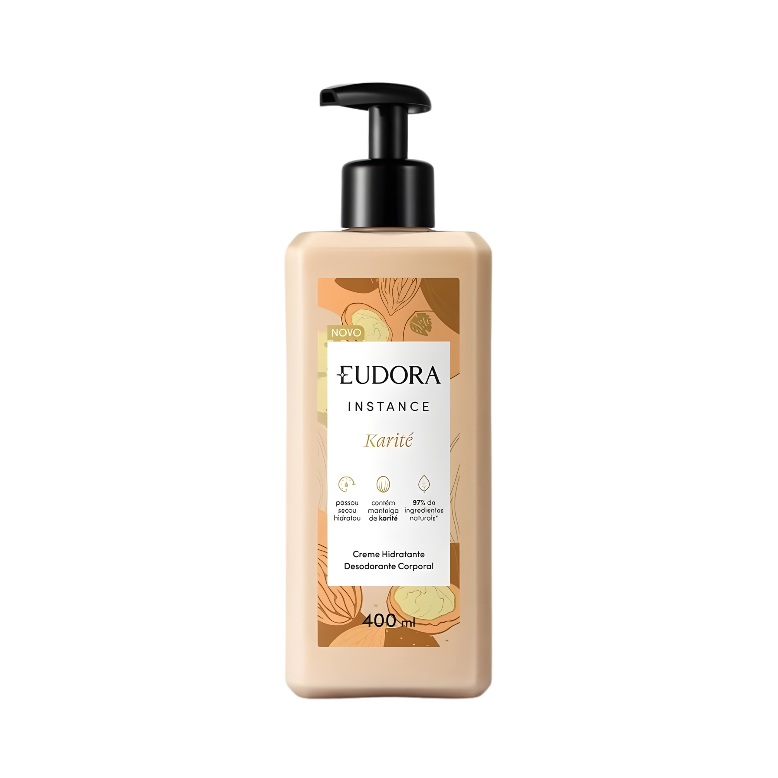 Creme Hidratante Corporal Instance Karité 400ml - Eudora