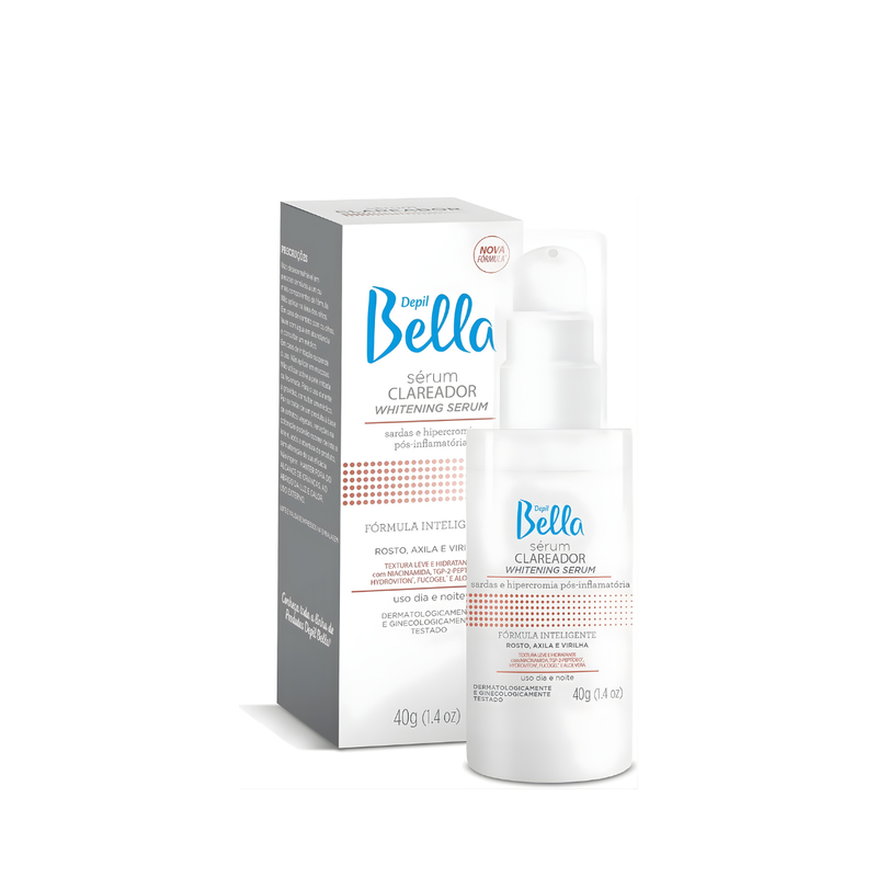 Kit Depil Bella Máscara Clareadora Corporal + Sérum Clareador