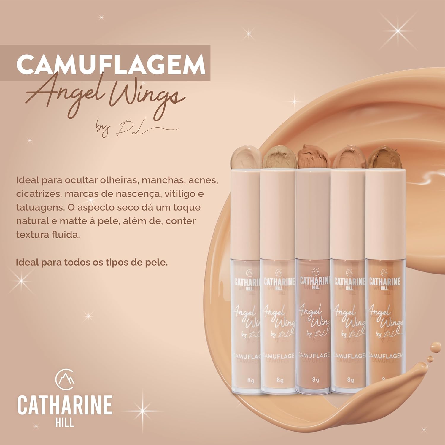 Kit Make Básica Pro (Bolsa Brinde) - Corretivo + Batom + Pó