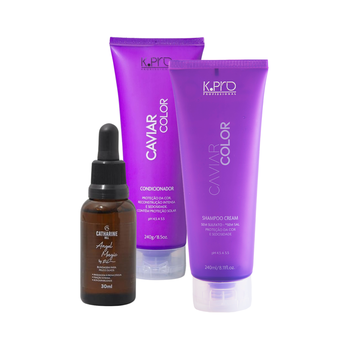 Kit Make Longa & Color Protect + Shampoo e Cond. + Blindagem