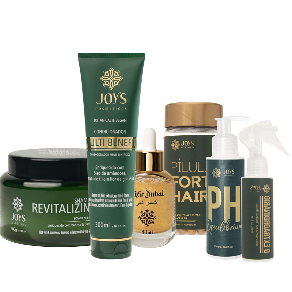 Kit Kit Joys Full Ritual - Shampoo e Cond. + Tônico + Leave-in + Pilula + Acifificante