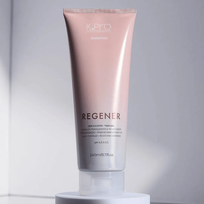 Regenér Shampoo Cabelo Ressecados Frágeis 240ml - K.Pro