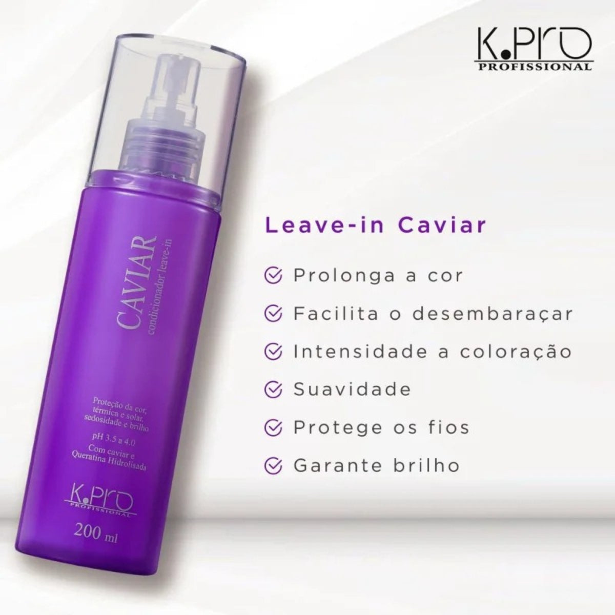 Caviar Color Spray Leave-in Condicionador 200ml - K.Pro