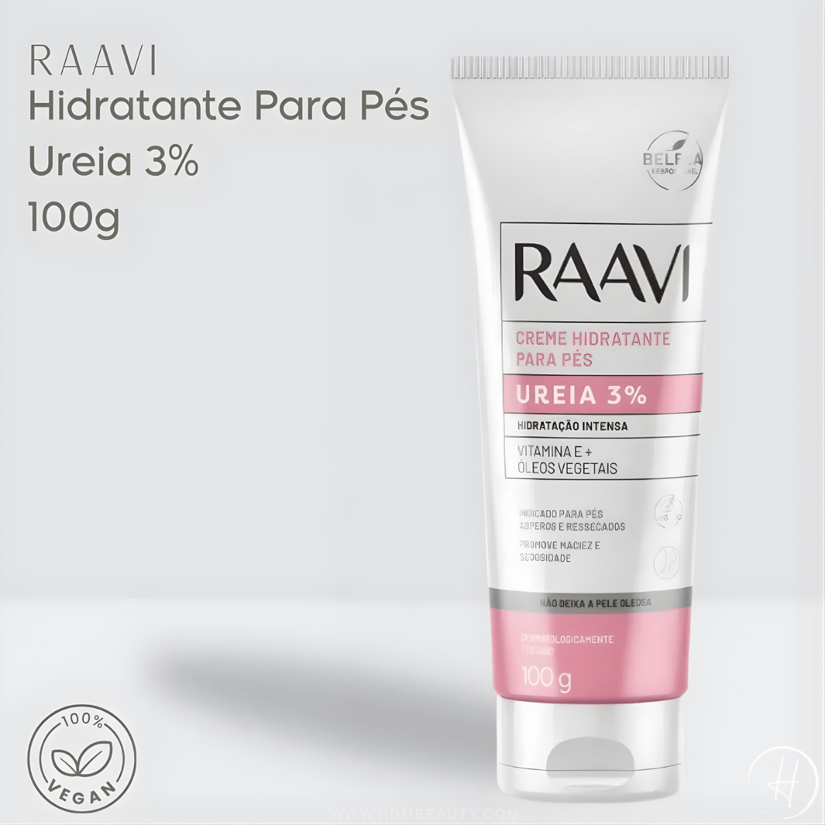 Creme Hidratante para Pés - 100g Raavi