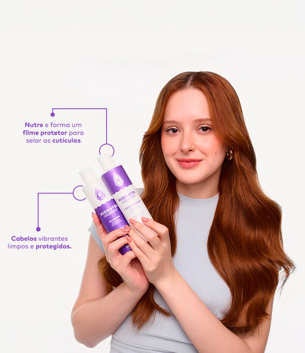 Kit Shampoo + Creme + Condicionador Oakberry Hidratei Açaí