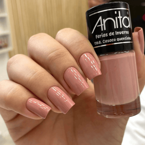 Casaco Quentinho Esmalte Rosa Claro - Anita 10ml