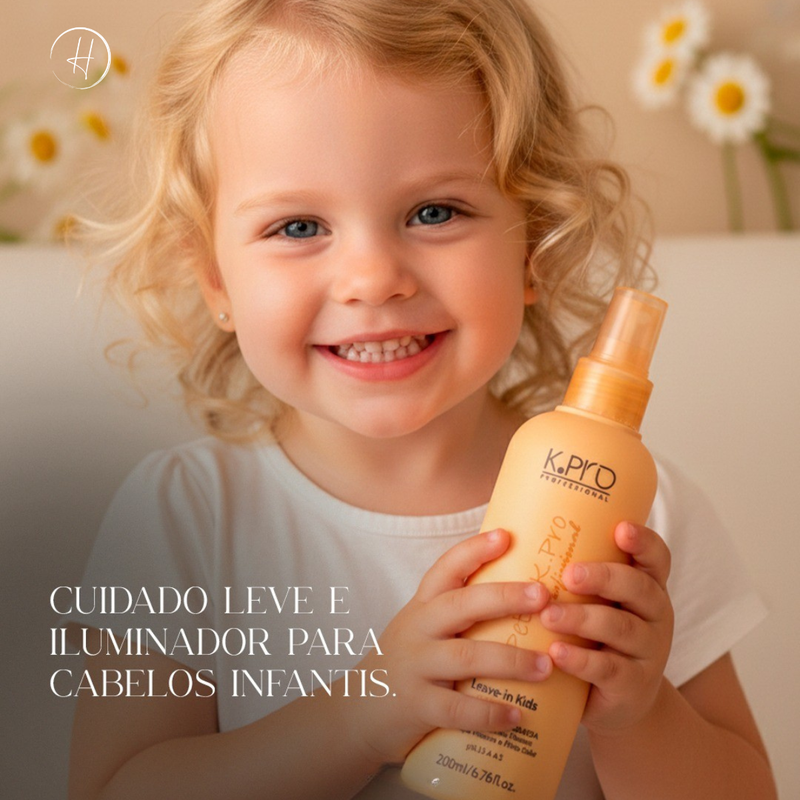 Kit Kids Leave-in e Shampoo Petit + Camomila Gel Corporal