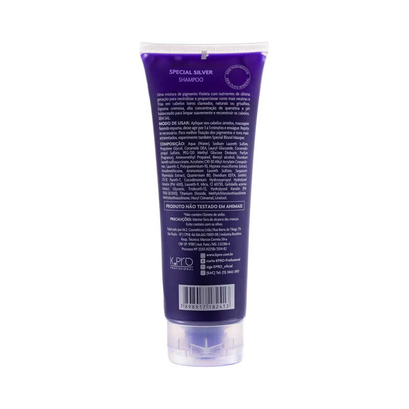 Special Silver Shampoo Desamarelador 240ml - K.Pro