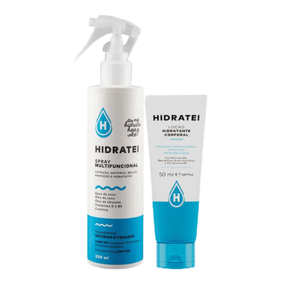 Kit Spray Multifuncional 210mL + Loção Hidratante Corporal Hidratei 50ml