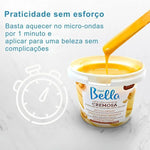 Cera Micro-Ondas Cremosa Chocolate Branco Depil Bella 100g