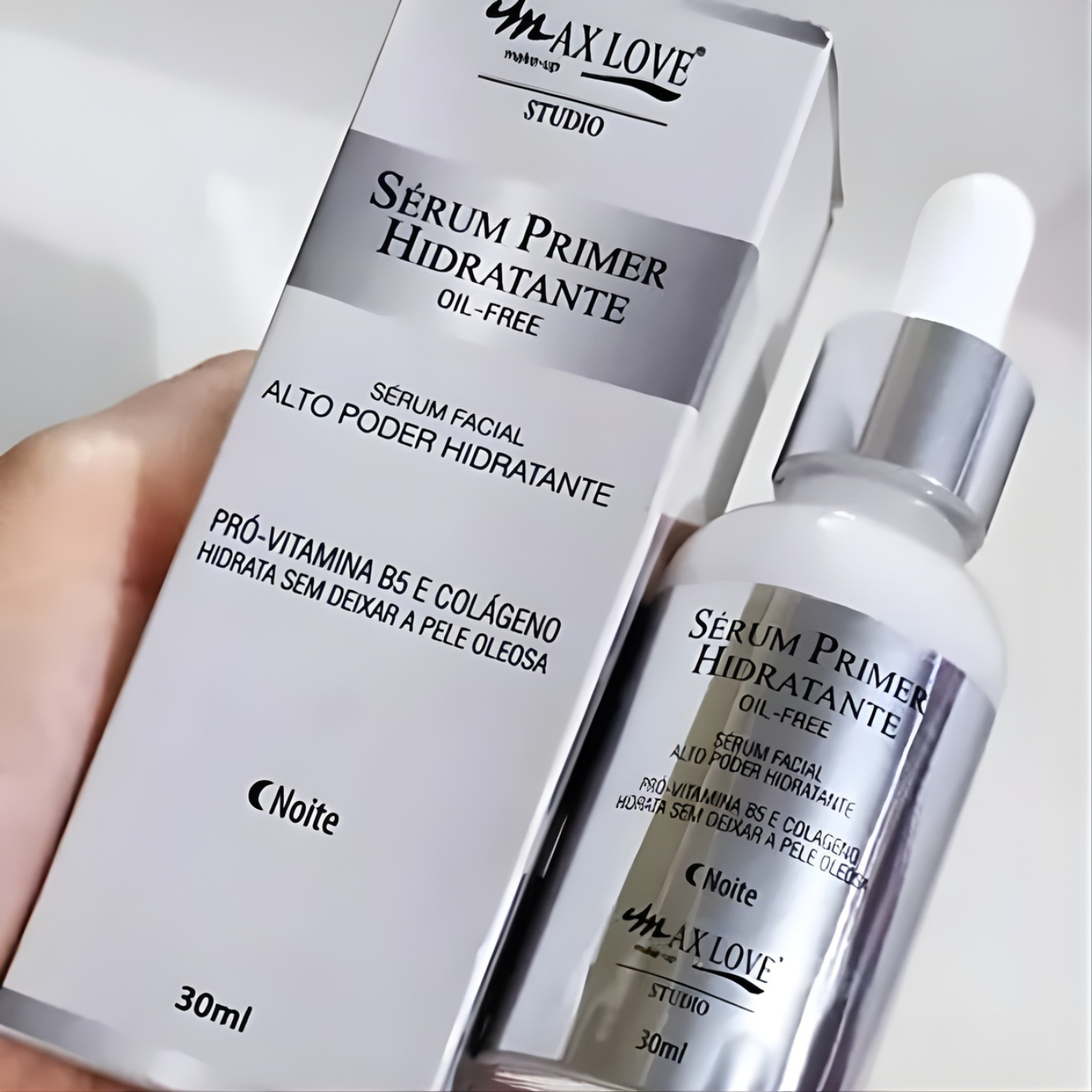 Sérum Primer Hidratante Oil-Free Refrescante - Max Love