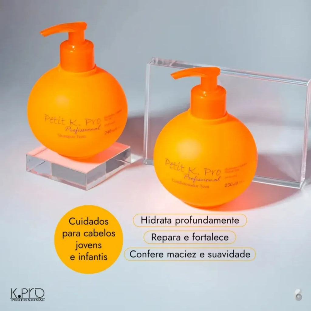 Kit Cuidado Diário Infantil Shampoo e Condicionador + Loção