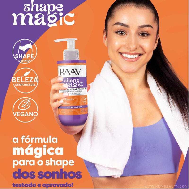 Kit Shape Magic + Bumbum Magic Firmador 220g - Raavi
