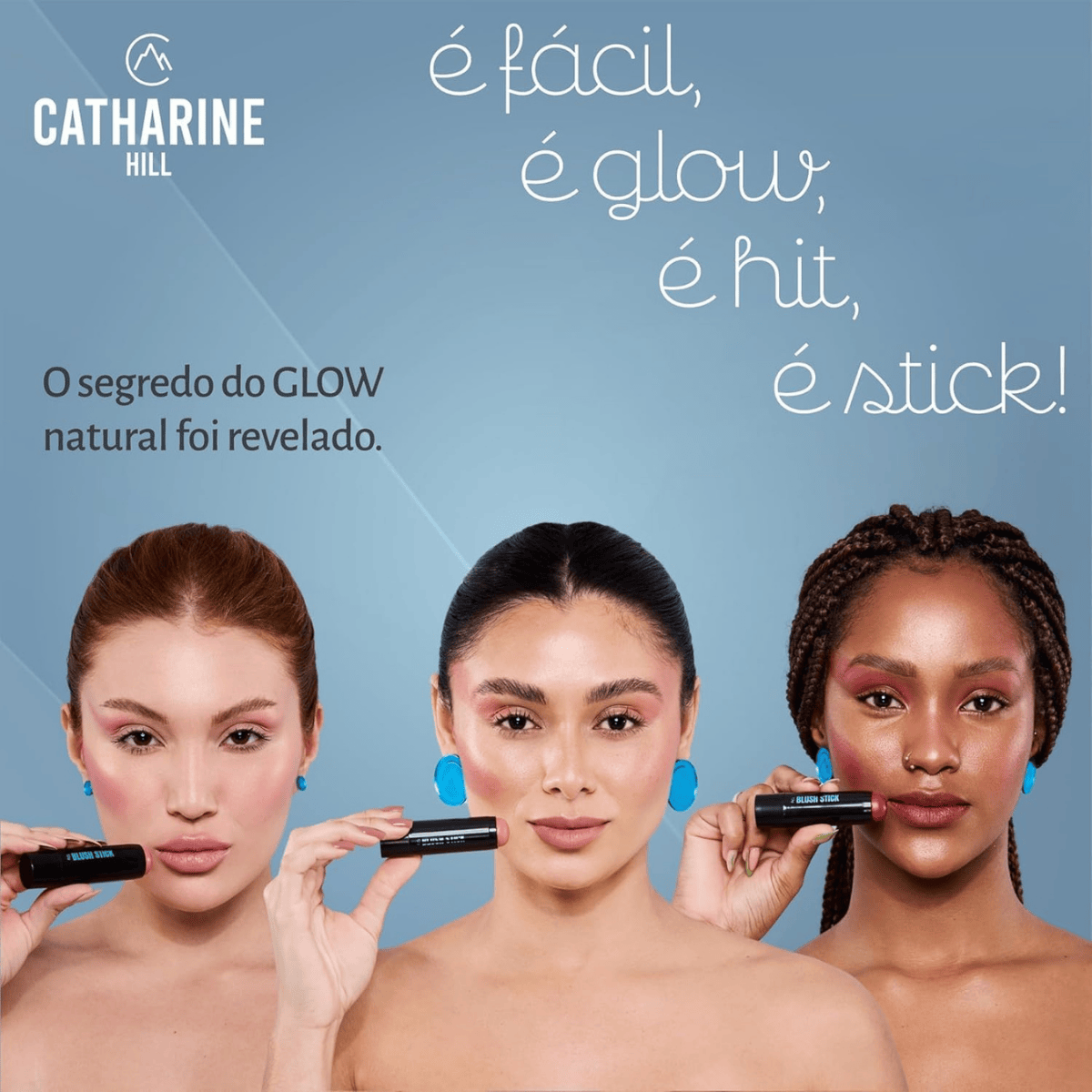 Blush Stick Catharine Hill Maquiagem 7,5g