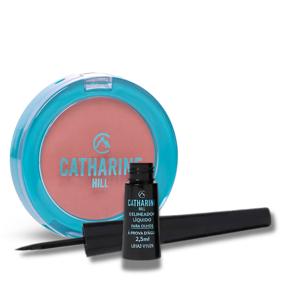 Kit Blush + Delineador Líquido Catharine Hill —