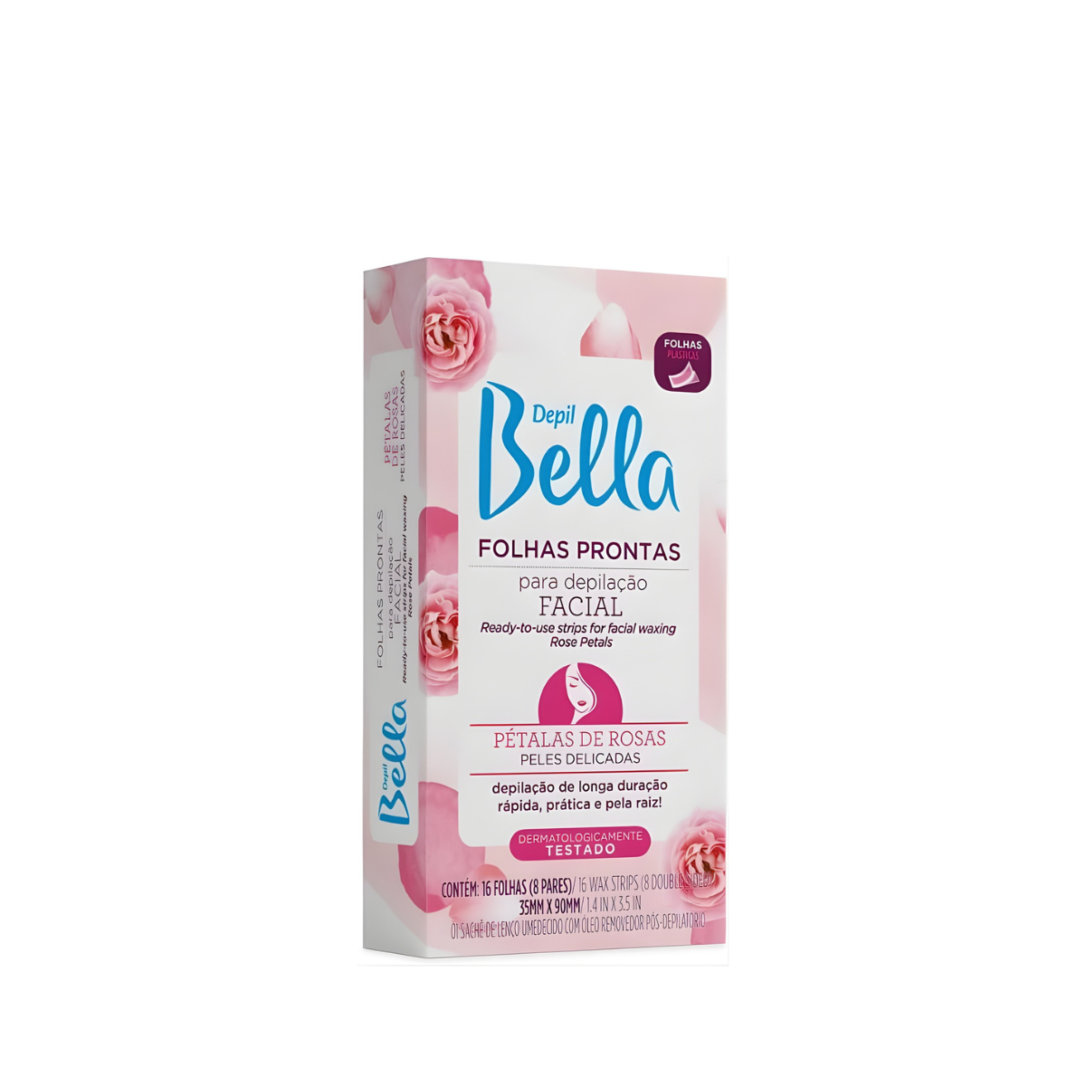 Folha Pronta para Depilação Facial 16 Fls - ‎Depil Bella