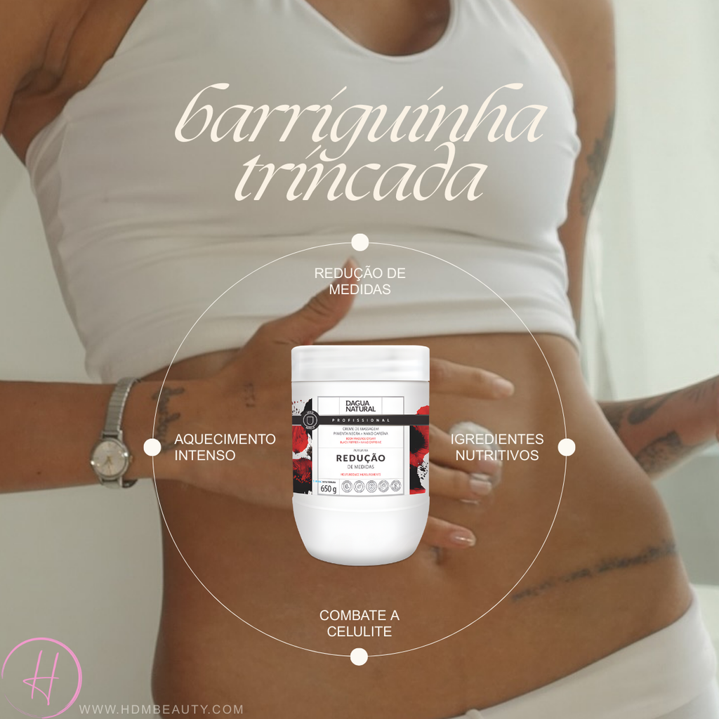 Barriga Trincada Creme - Pimenta Negra Termo Ativa 650g