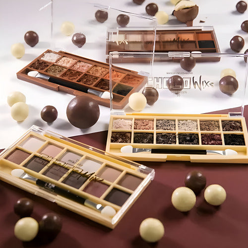 Paleta De Sombras Mia Make Chocolate Mix 12 Cores Para Olhos