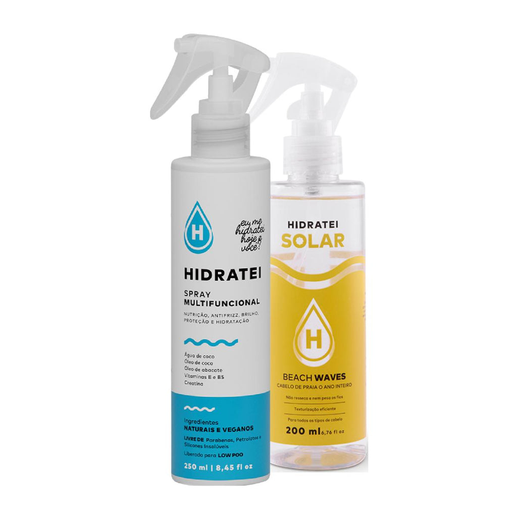 Kit Hidratei Leave-in Multifuncional + Spray Solar Waves