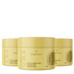 Kit Trio Scrub Maracujá Esfoliante Mia Make 660g