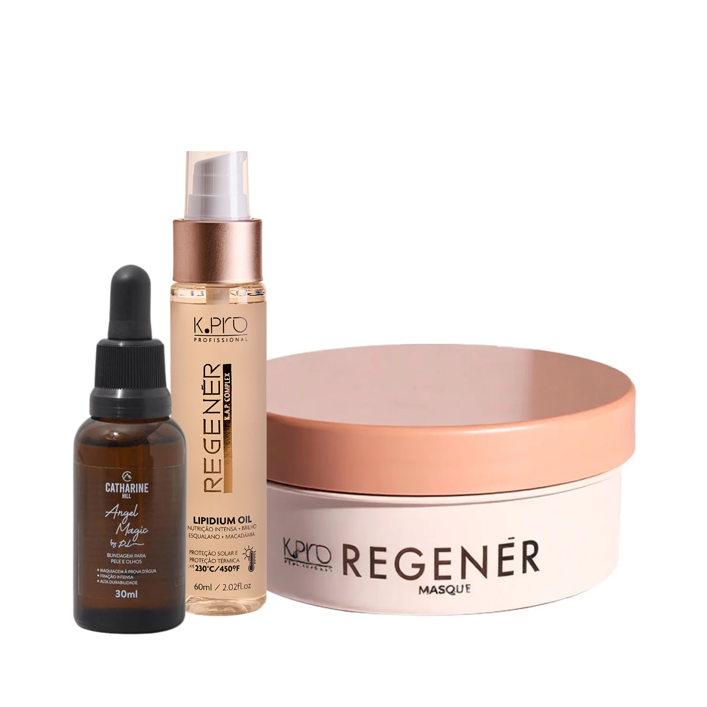 Kit Regenér Pro Care + Blindagem Angel Magic - Profissional