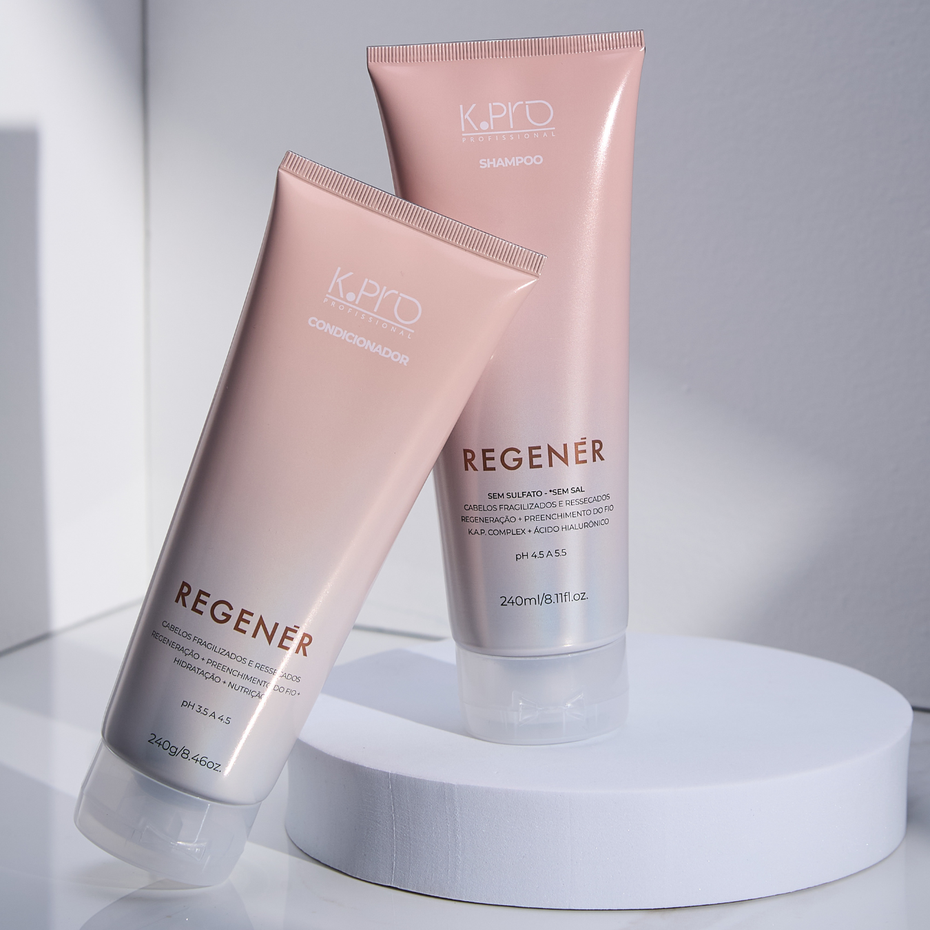 Regenér Shampoo Cabelo Ressecados Frágeis 240ml - K.Pro