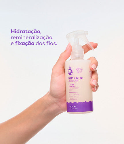 Kit Finalizador + Shampoo + Condicionador Hidratei Oakberry