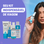 Kit Travel Size Completo - Shampoo + S.O.S Leave-in + Loção