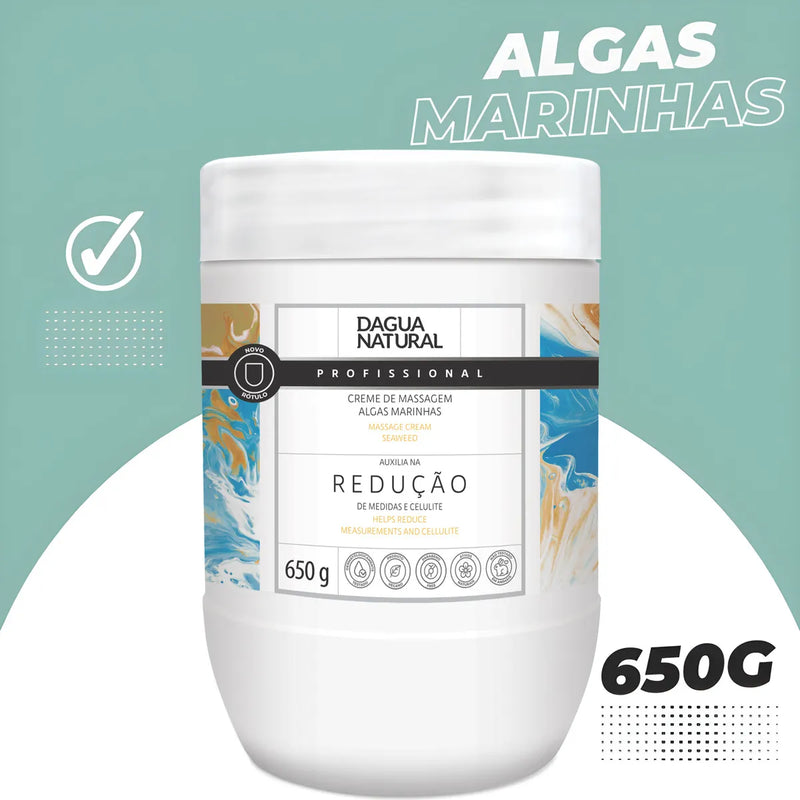 Creme Adeus Celulite Pele Lisa - Algas Marinha 650g Corporal