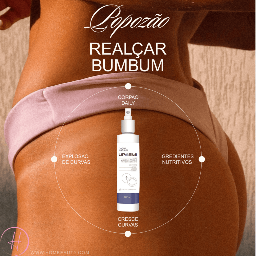 Fluido Volumizador de Seios e Bumbum Leave-in Corporal - 180ml DN