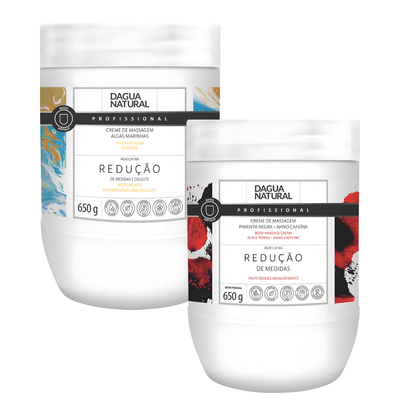 Kit The Creams - Pimenta Negra 650g + Algas Marinhas 650g