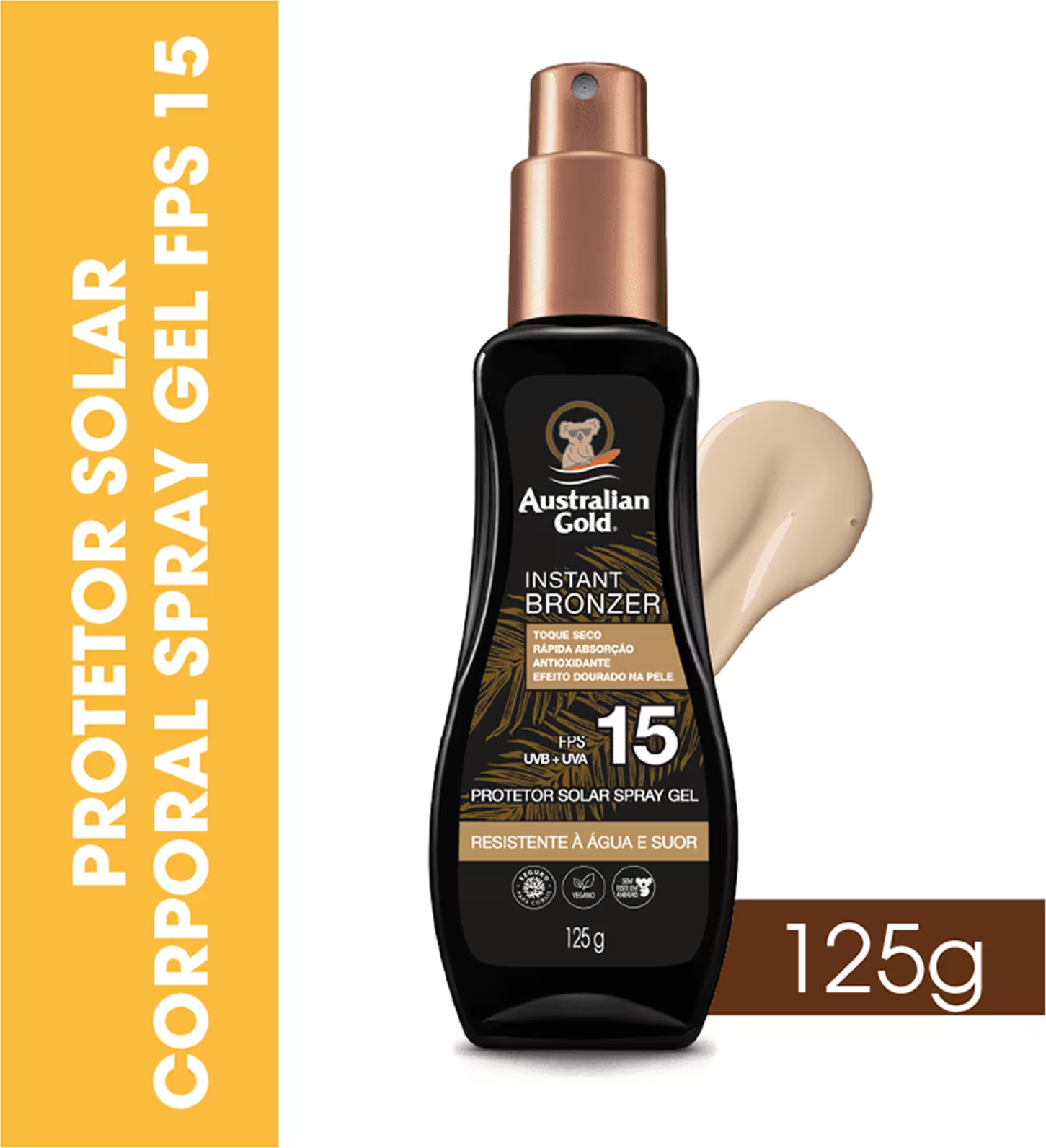 Australian Gold FPS 15 - Protetor Solar em Spray 125g