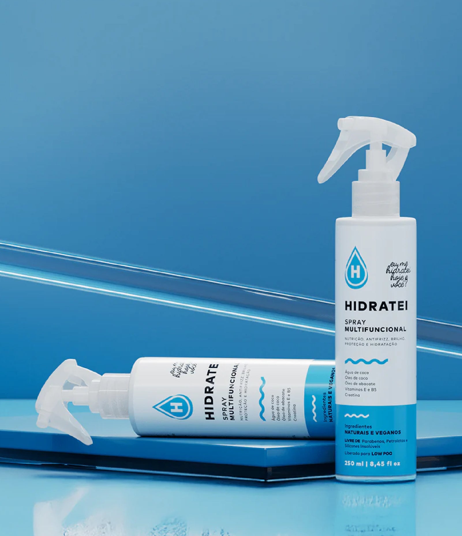 Spray Leave-in + Travel Size Hidratei = Cabelo Poderoso