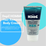 Kit Depil Homem - Creme e Gel Depilatorio + Gel Corporal