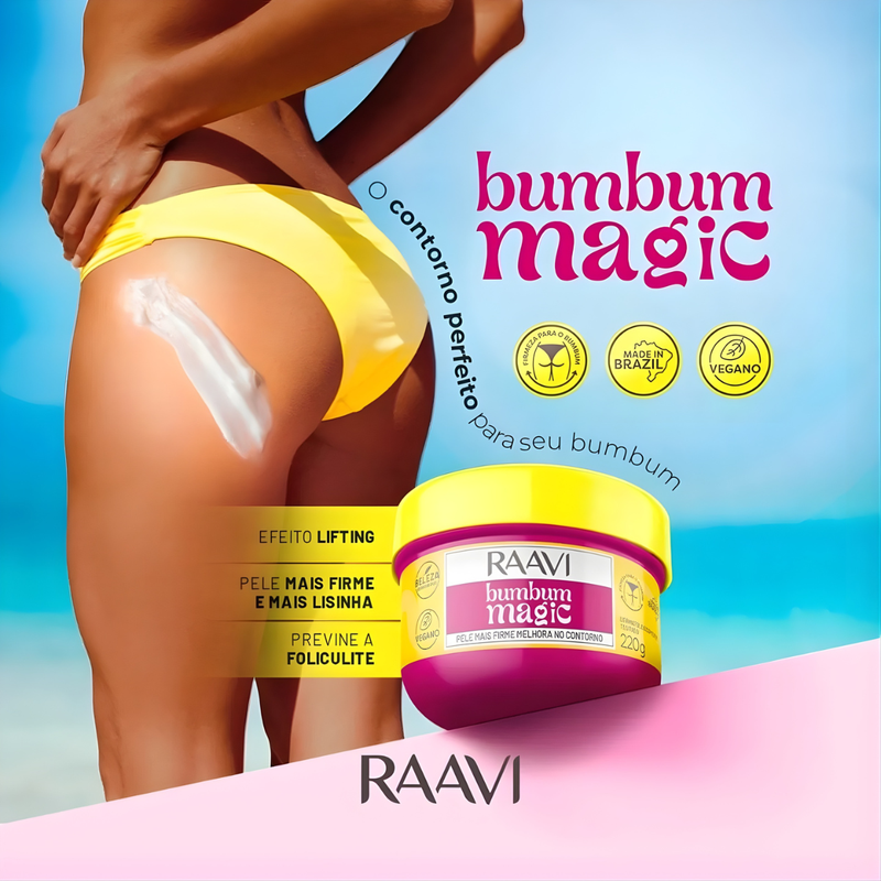 Kit Shape Magic + Bumbum Magic Firmador 220g - Raavi