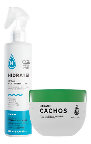 Kit Cachos Hidratados E Definidos Hidratei