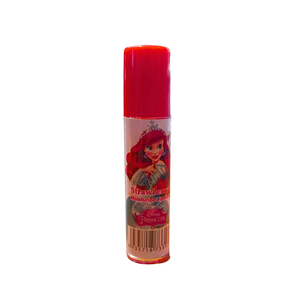 Brilho labial Morango Princesa Disney Infantil - 1 Unidade