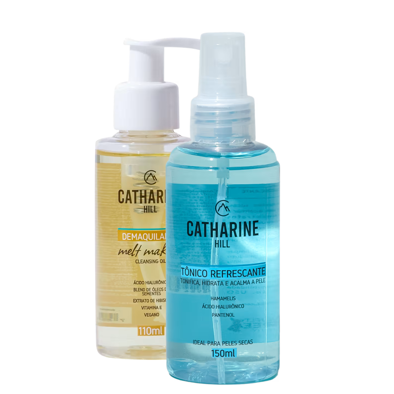 Kit Catharine Hill Limpeza Demaquilante + Tônico Refrescante