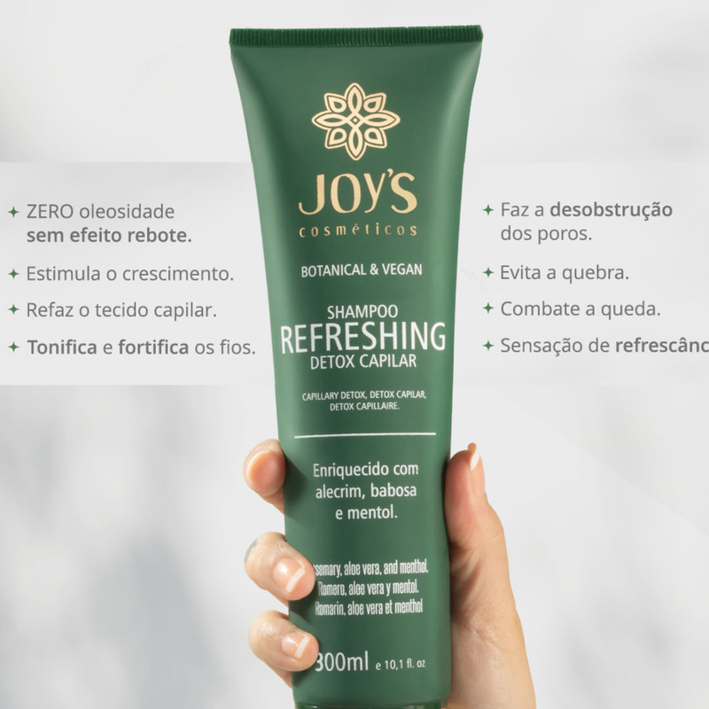Kit Shampoo e Condicionador Joys + Acidificante pH Antifrizz