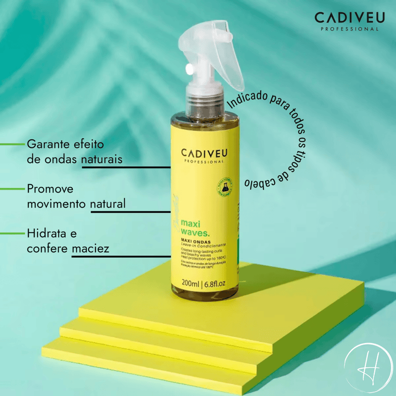 Kit Cadiveu Maxi Ondas Cachos + Açaí Oil Definidor