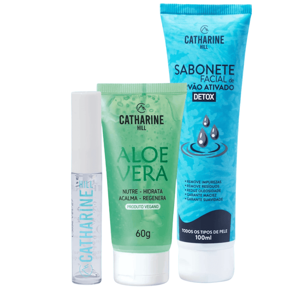Kit Inverno Macio Esfoliante + Sabonete Facial + Lip Glos