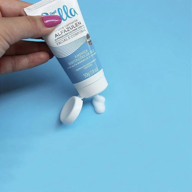 Creme Calmante Alfazuelen Facial e Corporal - 50g ‎Depil Bella
