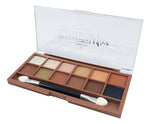 Paleta De Sombras Mia Make Chocolate Mix 12 Cores Para Olhos