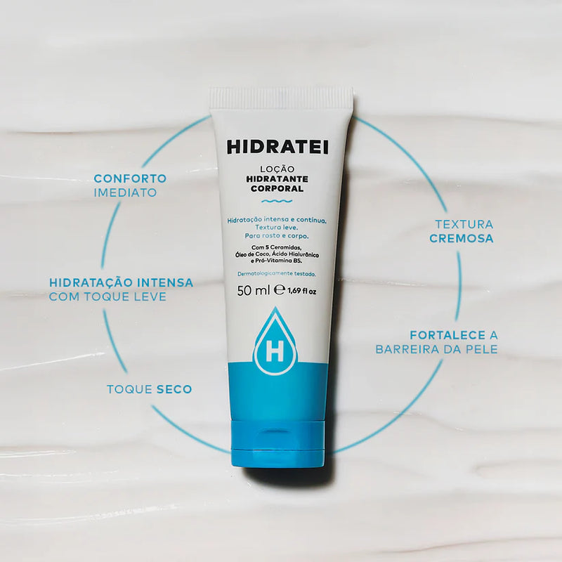 Kit Hidratei Shampoo e Cond. + Spray Leave-in + Brinde